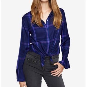 Sanctuary Nocturnal Plaid button up